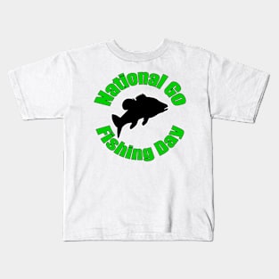 National Go Fishing Day Kids T-Shirt